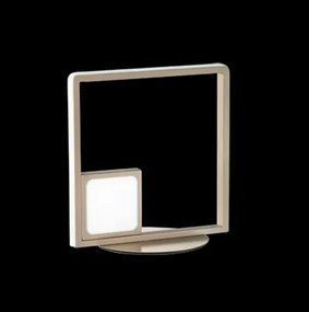 Lampada da tavolo a led dowel lt.dowel-oro dorato