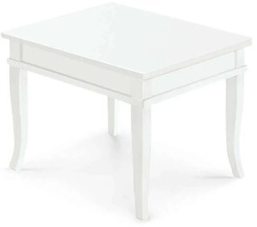 DOMINICK - tavolino bacheca in legno massello piano in legno
