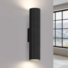 Brilagi - Applique LED CRESTO 2xGU10/10W/230V 30 cm nero
