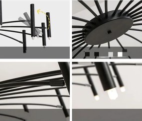 Lampada APP1196-15CP Black