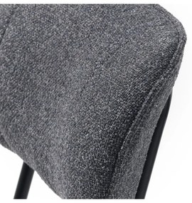 Sedia da pranzo grigio scuro Buffalo - Unique Furniture