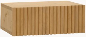 Set di 2 comodini da parete in legno di abete e pino Bali