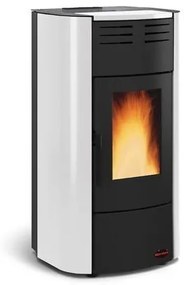 Termostufa a pellet 19 kW La Nordica-Extraflame mod. Raffaella Idro 2.0 bianco