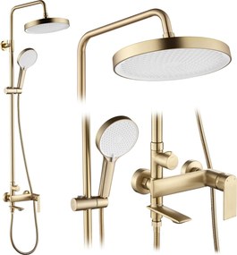 Set doccia REA Veneta Brush Gold