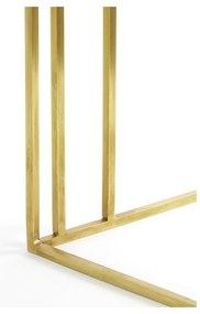 Tavolino con piano in marmo 31x41 cm Roshan - Light &amp; Living