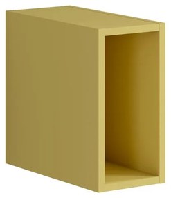 Struttura pensile da bagno Pixel laccato opaco giallo sole L 20 x H 40 x P 45.5 cm