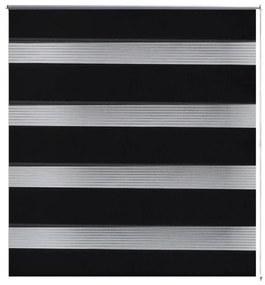Tenda A Rullo Oscurante Zebra 100x175 Nera /