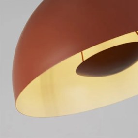 Searchlight 35410OR - MARS lampada a sospensione con cavo 1xE27/60W/230V Ø 25 cm rosso mattone