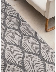 Passatoia da interno ed esterno grigia/avorio 80x250 cm Duet Liora – NORTHRUGS