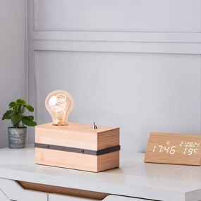 Brilliant - Lampada da tavolo BENNY 1xE27/40W/230V bambù