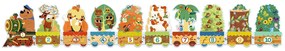 Puzzle - Imparo i numeri con animali del bosco