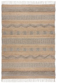 Tappeto di colore grigio chiaro e naturale 160x230 cm Medina - Flair Rugs