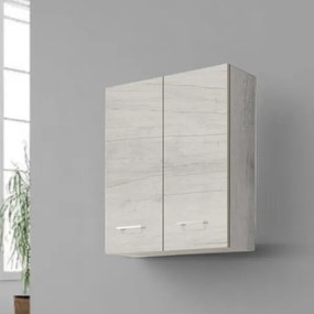 Pensile doppio GAIA 60x22 Quercia Bianco