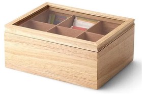 Continente C3290 - Scatola per bustine di tè 23x17,5 cm gomma fig