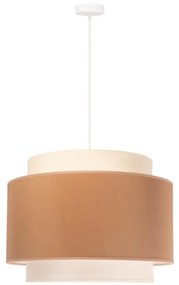 Duolla - Lampadario a sospensione con filo SOHO 1xE27/40W/230V diametro 40 cm beige/color crema