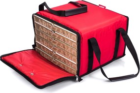 Borsa Termica Porta Pizze da Asporto 6 Cartoni Safemi Express 6 Rossa...