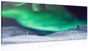 Stampa su tela – Aurora boreale nel cielo