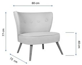 Poltrona JENI gialla