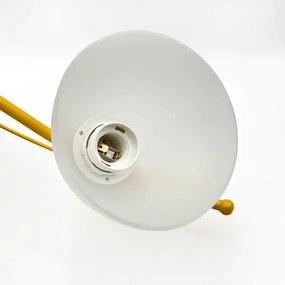 Lampadario a sospensione con catena RETRO 5xE27/60W/230V bianco/colorato
