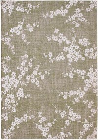 Tappeto jacquard lavabile da interno-esterno Sakura
