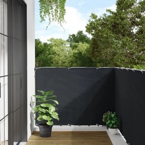 Paravento Balcone Antracite 120x600 Cm Tessuto Oxford /