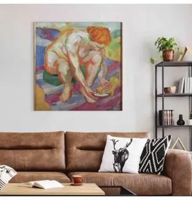 Quadro - Nude with cat (Franz Marc) Standard 40x40
