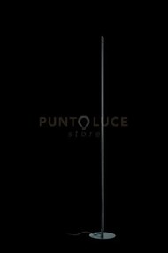 Piantana genius a led 3000k 1320lm 27w nero base d.25cm h.165cm dim...