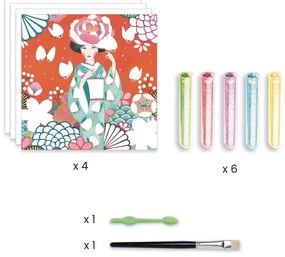 Gioco d'arte con brillantini - un sogno di bellezza