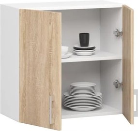 Cucina Lineare 240 Cm Moderna Componibile Rovere Effetto Legno Tania