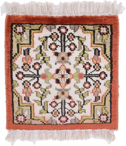 Agra Tappeto orientale 30 x 30 (Indian) Annodato A Mano