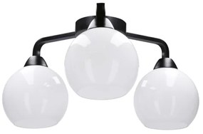 Lampadario a plafone CALDERA 3xE27/60W/230V nero