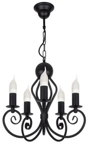 Lampadario a sospensione con catena VINCENT 5xE14/40W/230V