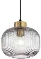 Sospensione Vintage-Dec Mint-2 Metallo Fum 1 Luce E27