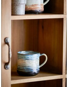 Tazze in set blu in gres 4 pz 380 ml Deana – Bloomingville