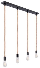 Globo 69029-4H - Lampadario a sospensione con filo ULLEU 4xE27/60W/230V