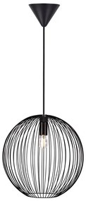Nordlux - Lampadario a sospensione BERONI 1xE27/60W/230V nero