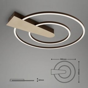 Briloner 3543-017 - Plafoniera LED dimmerabile NICO LED/25W/230V oro