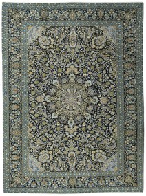 Kashan Tappeto persiano 410x300 Blu (Iran) Annodato A Mano