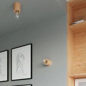 Sollux SL.0674 - Lampada da tavolo SALGADO 1xE27/60W/230V legno