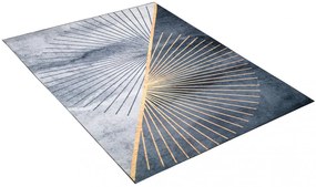 Tappeto moderno grigio con motivo semplice Larghezza: 140 cm | Lunghezza: 200 cm