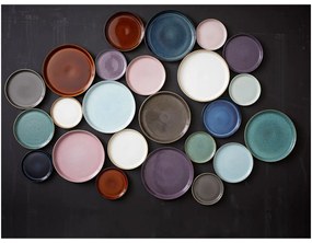 Piatto da dolce nero/blu in gres ø 17 cm Gastro Dark Blue/Black – Bitz