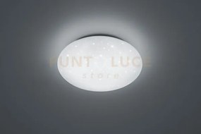 Paolo h2o plafoniera led 15w 1500lm, 4000k diffusore stellato ip44 ...