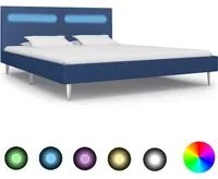 Giroletto con Luci LED Blu in Tessuto 180x200 cm cod mxl 61588