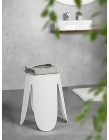WENKO 26086100 - Sgabello COMISO 44,5x46 cm bianco