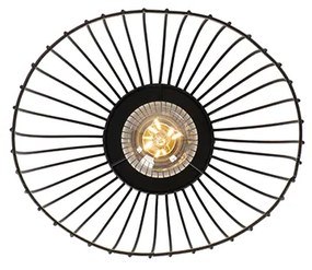 Plafoniera di design nera 20 cm - Pua
