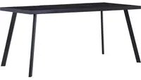 Tavolo da Pranzo Nero 180x90x75 cm in Vetro Temperatocod mxl 129417