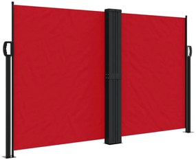 Tenda Laterale Retrattile Rossa 140x1200 cm