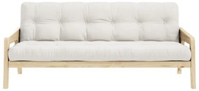 Divano letto bianco/beige 204 cm Grab - Karup Design
