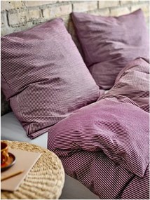 Set copripiumino e federa viola in cotone per letto singolo 140x200 cm Cheerful – Södahl