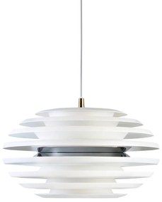 Belid - Ellipse Lampada a Sospensione Ø400 Bianco Opaco/Cromato Belid